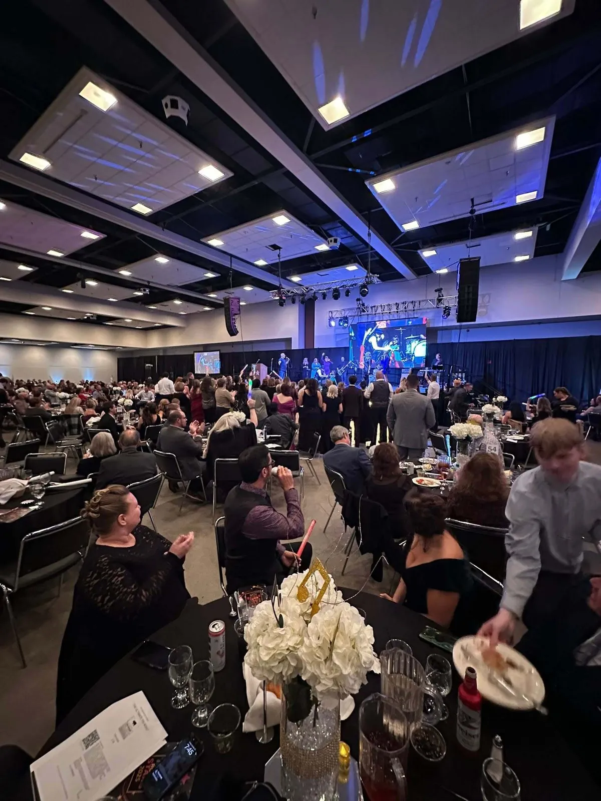 Crowd filling the ballroom at Night of Rockstars